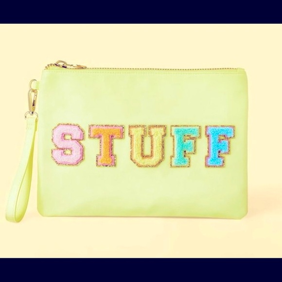 NWT Stoney Clover Lane x Target STUFF Patch Flat Pouch- Preppy - Picture 2 of 14